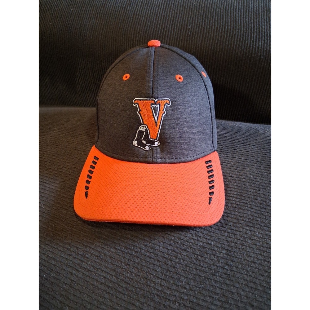 39 Thirty New Era Cap Black Orange V Logo With Socks Medium/ Large Baseball Golf